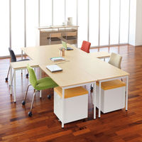 アール・エフ・ヤマカワ ラディーワークテーブル 平机 サブテーブル ダーク 幅1200×奥行400×高さ700mm 1台 テレワークデスク