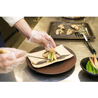 【使いきりポリエチレン手袋】ショーワグローブ ポリエチレン手袋No.826 粉なし 内エンボス L 半透明 1箱(100枚入)