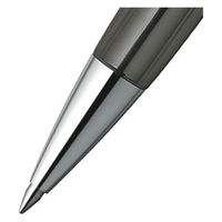 受付・デスクペン フロス（油性ボールペン＆スタンド） 0.7mm グラスブルー軸 水色 1組 BA65-GBL ゼブラ