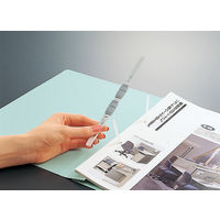 コクヨ　フラットファイルＶ（樹脂製とじ具）　A4タテ　150枚とじ　灰（グレー）　フ-V10-3M　1袋（3冊入）