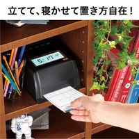 マックス 電波時計タイムレコーダ ブラック 黒 ER-110SUWブラック