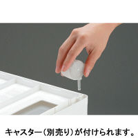 Like-it（ライクイット） 【幅170mm】吉川国工業所 ユニコム 収納ケース 170引き出しM(2段タイプ) 白 UC-S2 1個