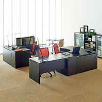 【組立設置込】ARAN WORLD EIDOS エイドス 両袖机 ダークブラウン 幅1800×奥行700×高さ700mm 1台（3梱包） オフィスデスク 事務机