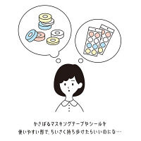 マスキングテープ KITTA プレーン KIT001 キングジム