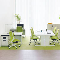 【組立設置込】プラス スチールOAデスク フラットライン L型デスク右用 幅1600×奥行1200×高さ700mm　ホワイト×ホワイト 1台（3梱包）（取寄品）