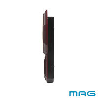 ノア精密 クラシカル電波振り子時計:鹿鳴館DX W-640 BR 1個 幅473×高さ297mm 電波時計 壁掛け アナログ表示 チャイム 電池付き