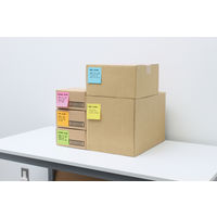 スリーエム(3M) ポストイット ふせん 付箋 強粘着 罫線入りノート 75mm×75mm ネオンカラー5色 1パック（10冊入）