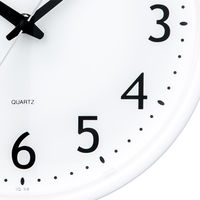 【アウトレット】CASIO（カシオ計算機） ちょっと小さめクオーツ時計 [クオーツ掛け時計] IQ-58ASK-7JF 1セット（5個：1個×5） オリジナル