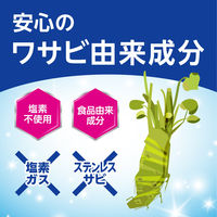 らくハピ キッチンの排水口 ヌメリがつかない 24時間除菌 排水溝 臭い・ぬめり対策 1セット（1個×3）アース製薬