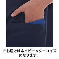 ナガイレーベン 男子スクラブ ネイビーT S RF-5127 1枚　スクラブ　メンズ　医療用