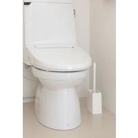 山崎産業 スリムトイレブラシケース付き 　トイレ掃除　ブラシ　ケース付（直送品）
