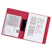 リヒトラブ　リングファイル　A4タテ　背幅27mm　赤　F867U　1セット（30冊：10冊入×3箱）