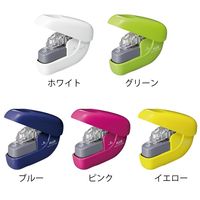 プラス 針なしホッチキス ペーパークリンチ 6枚とじ ブルー 青 SL106N 31124