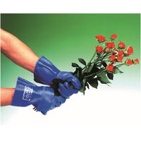 【耐油手袋】 エステー モデルローブ ニトリルモデル No.600 ブルー L 1双