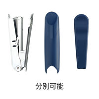 プラス　ホッチキス　ラクヒット　ブルー　ST-010R BL