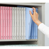 コクヨ　PP製フラットファイル　A4タテ　150枚とじ　背幅20mm　青（ブルー）　フ-H10B　1冊