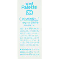 三菱鉛筆(uni)　ユニパレット　鉛筆　2B　六角・パステルブルー軸　K55602B　1ダース（12本入）