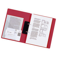 リヒトラブ　リングファイル　A4タテ　背幅36mm　赤　F877U　1冊