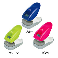 プラス　針なしホッチキス　ペーパークリンチ　卓上型グリーン　31211