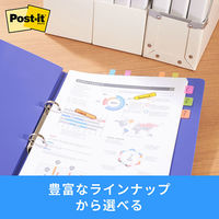 スリーエム(3M) ポストイット フィルムふせん 付箋 インデックス 記入用 透明 44mm×50mm 2色 1ケース 6821-12-RB