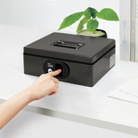 プラス　手提金庫　ダークグレー　CB-040FX　DGY　（直送品）