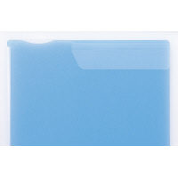 キングジム　スーパーハードホルダー透明（マチ付）　Ａ４タテ　乳白　７５８Ｔニユ　５枚