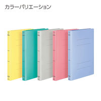 コクヨ　PP製フラットファイル（ワイド）　A4タテ　250枚とじ　背幅30mm　青（ブルー）　フ-HW10NB　10冊