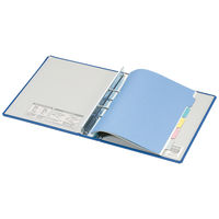 コクヨ　チューブファイルロングボディ　A4縦　60mmとじ　2穴　青　フ-L660NB