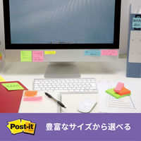 【強粘着】ポストイット 付箋 ふせん ノート 75×75mm ウルトライエロー 1セット(5冊入) スリーエム 654SS-Y