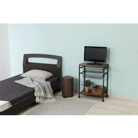 スチール ラウンドペダルペール 12L ブラウン 34744 1個 不二貿易（直送品）