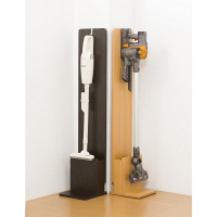 ファミリー・ライフ クリーナースタンド ナチュラル 幅270×奥行290×高さ1310mm 1台（直送品）