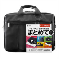 サンワサプライ PCインナーバッグ 14インチワイド対応 ブラック BAG-INA4N 1個（直送品）