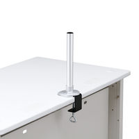 モニターアーム　ディスプレイアーム　1画面　シングル　27インチ対応　10kgまで　クランプ式　CR-LA1006N　サンワサプライ　1台