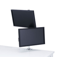 サンワサプライ 水平多関節液晶モニタアーム（H700 上下2面） CR-LA1405N 1台（直送品）