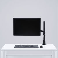 モニターアーム　ディスプレイアーム　1画面　シングル　32インチ対応　8kgまで　クランプ式　CR-LA1501BK　サンワサプライ　1台