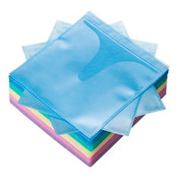 サンワサプライ DVD・CD不織布ケース(5色ミックス) FCD-FN100MXN 1セット(100枚入)