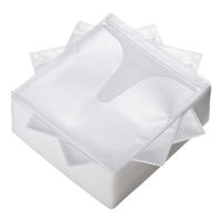 サンワサプライ DVD・CD不織布ケース(ホワイト) FCD-FN100WN 1セット(100枚入)（直送品）