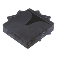 サンワサプライ DVD・CD不織布ケース（ブラック） FCD-FN50BKN 1セット（50枚入り）（直送品）