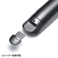 サンワサプライ レーザーポインター MA-WPR12GM 赤色レーザー プレゼン機能 マウス操作 単4乾電池×2 連続使用8時間（直送品）