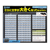 サンワサプライ ローマ字変換マウスパッド（A4サイズ、ブラック） MPD-OP17RA4BK 1個（直送品）