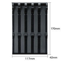 サンワサプライ スマートフォン・タブレット用スタンド（5台収納タイプ） PDA-STN10BK 1個（直送品）