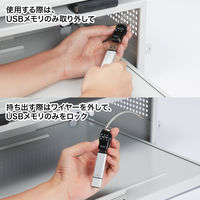 サンワサプライ USBメモリセキュリティ ブラック SL-69 1個