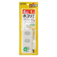 延長コード 電源タップ 1m 2P（ピン） 4個口 ホワイト TAP-TSH41SWN サンワサプライ 1個