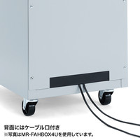 サンワサプライ 簡易防塵ハブボックス（2U） MR-FAHBOX2U 幅246×奥行465×高さ600mm 1台（直送品）