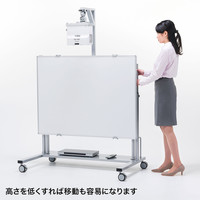 サンワサプライ 短焦点プロジェクタースタンド PR-12 幅1200×奥行750×高さ1800～2200mm 1台（直送品）