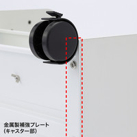 サンワサプライ 高耐荷重ファイルワゴン WG-302 幅700×奥行335×高さ633mm 1台（直送品）