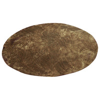 イケヒコ ラグ カーペット 2畳タイプ シャギー調 円形 『ラルジュ』 ベージュ 約185cm 丸1280200020603 1枚（直送品）