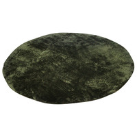 イケヒコ ラグ カーペット 2畳タイプ シャギー調 円形 『ラルジュ』 グリーン 約185cm 丸1280200120603 1枚（直送品）