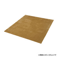 イケヒコ ラグ 3畳タイプ 洗える 無地 『イーズ』 ベージュ 約185×240cm すべりにくい裏地加工 1280050021303 1枚（直送品）