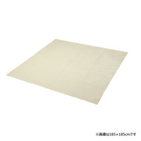 イケヒコ ラグ 1.5畳タイプ 洗える 『イーズ』 アイボリー 約130×185cm すべりにくい裏地加工 1280050141503 1枚（直送品）
